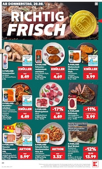 Rindfleisch im Kaufland Prospekt "Hier bin ich richtig" mit 63 Seiten (Magdeburg)