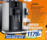 Kaffeevollautomat E8 Platin (EC) Angebote von JURA bei expert Offenburg für 1.179,00 €