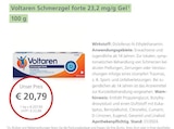 Voltaren Schmerzgel forte bei Rhein Apotheke Lichtenau im Lichtenau Prospekt für 20,79 €