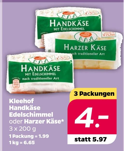 Handkäse Edelschimmel oder Harzer Käse