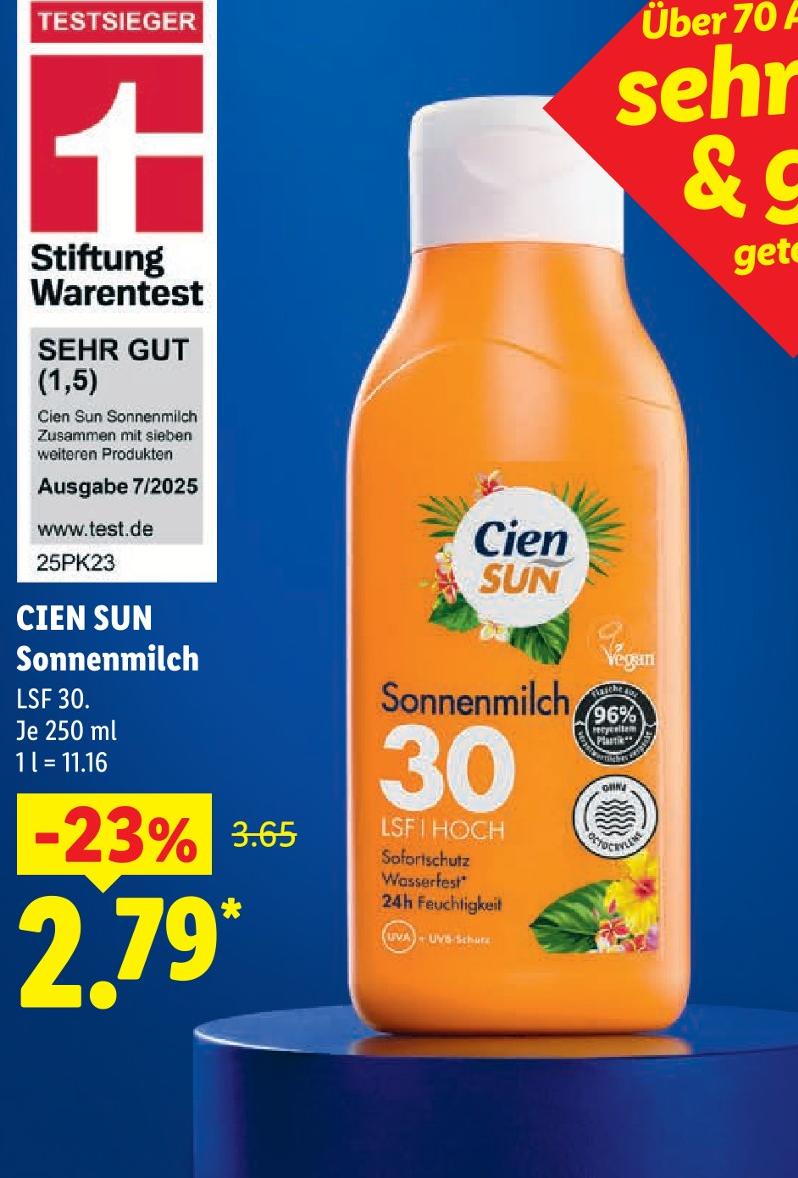 Sonnenmilch