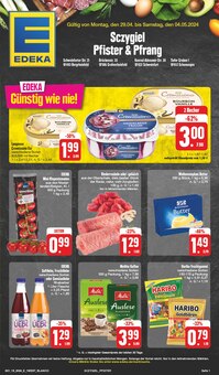 Aktueller EDEKA Prospekt "Wir lieben Lebensmittel!" Seite 1 von 24 Seiten für Schweinfurt