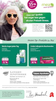 Aktueller mea - meine apotheke Prospekt "Unsere Mai-Angebote" für Berlin Aktueller mea - meine apotheke Prospekt für Berlin mit Seiten