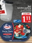 Zarte Filets vom Hering im Angebot bei EDEKA in Oberhausen Zarte Filets vom Hering Angebote von Appel bei EDEKA Oberhausen für 1,11 €