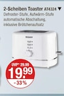 2-Scheiben Toaster im Angebot bei V-Markt in Kempten 2-Scheiben Toaster Angebote bei V-Markt Kempten für 19,99 €