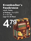 Aktuelle Krombacher Angebote bei TOP Getränke in Krefeld Aktuelles Fassbrause Angebot bei TOP Getränke in Krefeld ab 4,79 €