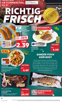 Steak im aktuellen Kaufland Prospekt (Jena) Steak im Kaufland Prospekt "Hier bin ich richtig" mit 75 Seiten (Jena)