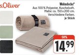 Wohndecke Angebote von s.Oliver bei EDEKA Dresden für 14,99 €