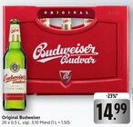 Original im Angebot bei E center in Reutlingen Original Angebote von Budweiser bei E center Reutlingen für 14,99 €