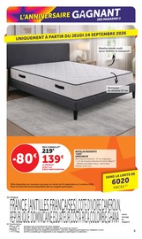 Promos Lit dans le catalogue "SUPER U" de Super U Lit en promo dans le catalogue Super U à la page 9