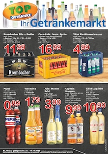 TOP Getränke Prospekt Aktuelle Angebote mit 4 Seiten