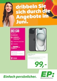 EP: Prospekt für Neuendorf: "dribbeln Sie sich durch die Angebote im Juni.", 4 Seiten, 01.06.2024 - 30.06.2024