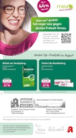 Aktueller mea - meine apotheke Apotheken Prospekt in Nürtingen und Umgebung, "Unsere August-Angebote" mit 4 Seiten, 01.08.2025 - 31.08.2025