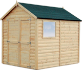 Holz-Blockhaus im Angebot bei Hornbach in Bochum Holz-Blockhaus Angebote von Konsta bei Hornbach Bochum für 499,00 €