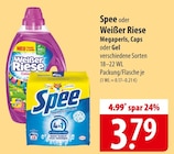 Spee oder Weißer Riese Megaperls, Caps oder Gel bei famila Nordost im Lüneburg Prospekt für 3,79 €