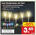 Solar Steckleuchten, 5er Pack im Angebot bei Netto Marken-Discount in Erfurt Solar Steckleuchten, 5er Pack Angebote bei Netto Marken-Discount Erfurt für 3,49 €