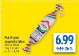 Original ungarische Salami bei diska im Rackwitz Prospekt für 6,99 €