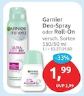 Deo-Spray von Garnier für 1,99 € bei budni im Angebot Deo-Spray von Garnier im aktuellen budni Prospekt