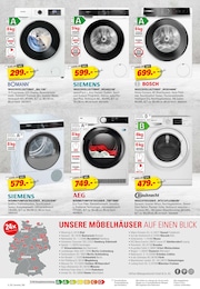 Waschmaschine Angebot im aktuellen Höffner Prospekt auf Seite 8