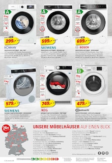 Waschmaschine im Höffner Prospekt "HAUSHALT SPEZIAL" mit 8 Seiten (München)