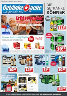 Getränke Quelle Weydringer Prospekt ...einfach mehr drin mit 4 Seiten