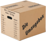Aktuelles Umzugskarton 50 l Angebot bei toom Baumarkt in Hannover ab 1,99 €