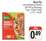 nah und gut Mildenau - Knorr Fix Angebot im Prospekt Knorr Fix bei nah und gut im Mildenau Prospekt für 0,49 €