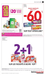 Prix et réduction Yaourt dans le prospectus Intermarché Express en cours Offre Yaourt dans le catalogue Intermarché Express du moment à la page 3