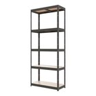 Etagère en bois/métal "Teira" 5 tablettes H. 179 x L. 75 x P. 35 cm en promo chez Brico Dépôt Saint-Dizier à 34,90 €