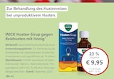 Husten-Sirup gegen Reizhusten mit Honig bei LINDA im Prospekt "" für 9,95 €