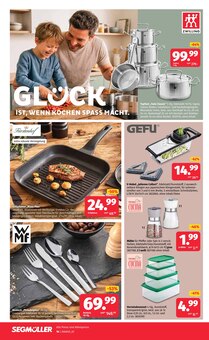 Pfanne im Segmüller Prospekt "Zum Glück gibt´s Segmüller" mit 40 Seiten (Darmstadt)