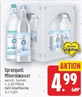 Mineralwasser im Angebot bei E center in Berlin Mineralwasser Angebote von Spreequell bei E center Berlin für 4,99 €