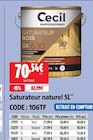 Screwfix Wambrechies - Promo Saturateur naturel 5l Promo Saturateur naturel 5l à 70,54 € dans le catalogue Screwfix à Wambrechies