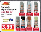 Spray de réparation auto - CARFIT - Norma à Haguenau Spray de réparation auto - CARFIT en promo chez Norma Haguenau à 3,99 €