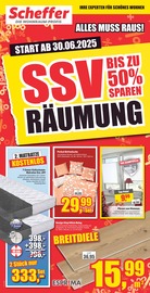 Aktueller Christian Scheffer Heimtex-Fachmarkt e.K. Prospekt mit Bodenbelag, "ALLES MUSS RAUS!", Seite 1