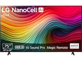 75NANO81T6A NanoCell TV (Flat, 75 Zoll / 190 cm, UHD 4K, SMART TV, webOS 24 mit ThinQ) im MediaMarkt Saturn Prospekt 75NANO81T6A NanoCell TV (Flat, 75 Zoll / 190 cm, UHD 4K, SMART TV, webOS 24 mit ThinQ) von LG im aktuellen MediaMarkt Saturn Prospekt für 884,99 €