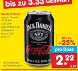 Aktuelle Coca Cola Angebote bei Netto Marken-Discount in Halberstadt Aktuelles Ready to Drink Angebot bei Netto Marken-Discount in Halberstadt ab 2,22 €