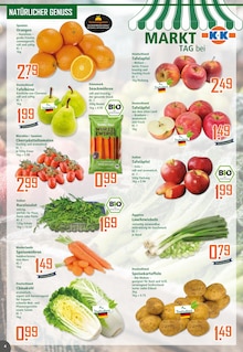 Äpfel im K+K - Klaas & Kock Prospekt "Wenn Lebensmittel, dann K+K" mit 12 Seiten (Essen)