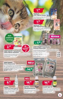 Katzenfutter im Kiebitzmarkt Prospekt "Pflanzzeit!" mit 16 Seiten (Paderborn)