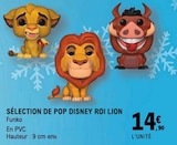 Sélection de pop disney roi lion - FUNKO en promo chez E.Leclerc Le Havre à 14,90 €