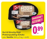 High Proteinpudding Schoko Angebote von Gut & Günstig bei E center Singen für 0,89 €