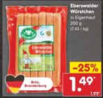 Eberswalder Würstchen von Britz, Brandenburg im aktuellen Netto Marken-Discount Prospekt