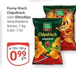 Chipsfrisch oder Ofenchips von Funny-frisch für 0,99 € bei GLOBUS im Angebot Chipsfrisch oder Ofenchips von Funny-frisch im aktuellen GLOBUS Prospekt