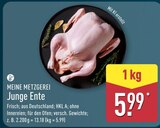 Junge Ente im Angebot bei ALDI Nord in Siegen Junge Ente Angebote von Meine Metzgerei bei ALDI Nord Siegen für 5,99 €