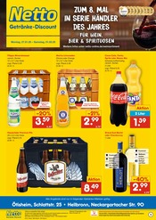 Aktueller Netto Marken-Discount Prospekt mit Bier, "DER ORT, AN DEM DU IMMER AUSGEZEICHNETE PREISE FINDEST.", Seite 1