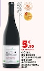 Promo Côtes-du-Rhône Villages Plan de Dieu AOP Rouge 2023 à 5,90 € dans le catalogue Bi1 à Sainte-Savine