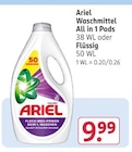 Waschmittel All in 1 Pods Angebote von Ariel bei Rossmann Paderborn für 9,99 €