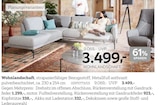 Wohnlandschaft von  im aktuellen XXXLutz Möbelhäuser Prospekt für 3.499,00 €