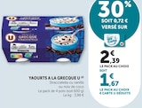 Yaourts à la Grecque - U dans le catalogue Hyper U