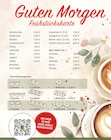 EDEKA Leisnig - Frühstückskarte Angebot im Prospekt Frühstückskarte bei EDEKA im Leisnig Prospekt für 0,80 €